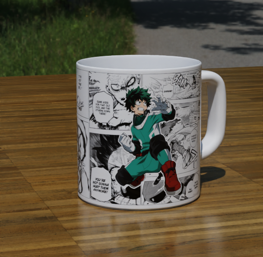 Deku Taza Personalizada Anime