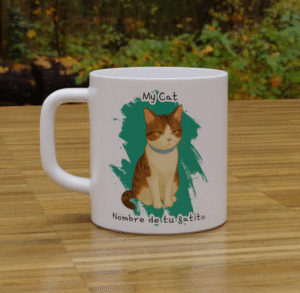 MyCat_GrisBlanco1 Taza My Cat