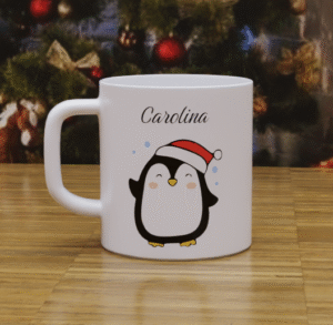 PinguinoCarolina Taza Navideña